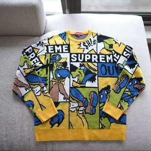 Supreme cartoon sweater